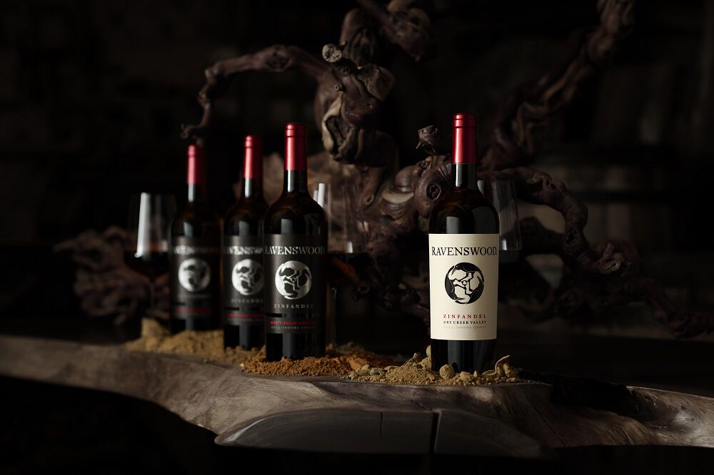 Ravenswood Wine Bottle Group Shot