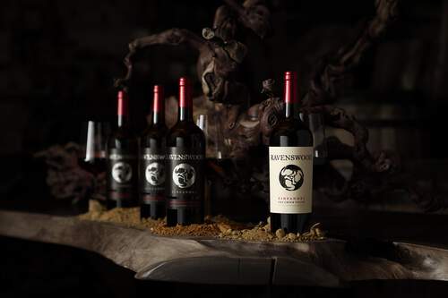 Ravenswood Wine Bottle Group Shot